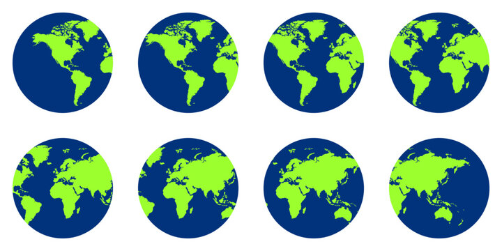 World map background perfect for travel, education, or business themes. Great for presentations, blogs, and global concepts. Ideal for your next creative project. Navy blue and green earth.