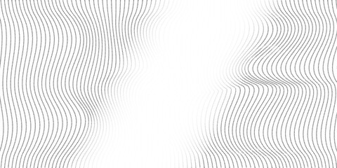 Dotted gradient halftone background. Horizontal seamless dots pattern in pop art style. Abstract modern stylish texture. Vector illustration.