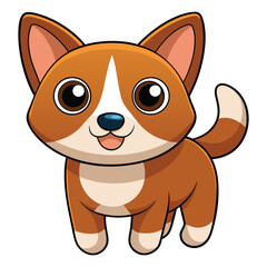 dog silhouette vector illustration element