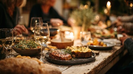 Make family time special by committing to regular dinners together, fostering connection, love, and support around the table.
