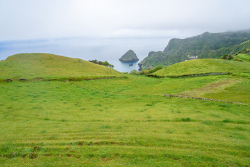Sea,view from the Barreiro viewpoint, Santa Maria island-Azores-Portugal.
