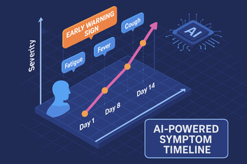 Ai-powered symptom timeline: early warning sign for cough, fever, fatigue