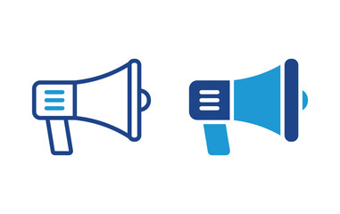 Megaphone icon, megaphone sign vector