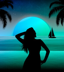 Una noche en la playa 