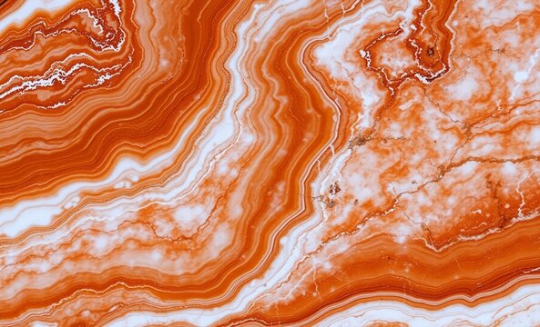 A polished onyx marble a masterpiece of nature's artistry boasts a mesmerizing high-resolution surface that reveals the intricate veins and patterns that characterize this captivating stone a true tes