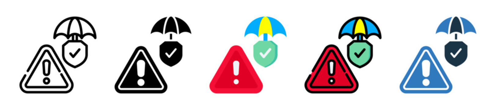 Mitigation icon multiple style 