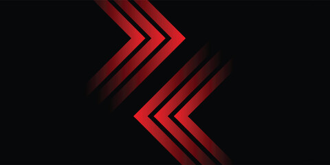 Abstract black background with diagonal red stripes. Vector illustration.