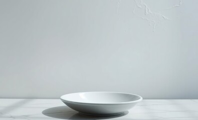A smooth white canvas of porcelain its delicate texture hinting at the elegance and sophistication it holds Or a sleek ceramic background its glossy surface reflecting light and offering a neutral bac