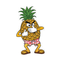 Funny pineapple