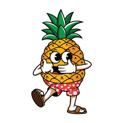 Funny pineapple