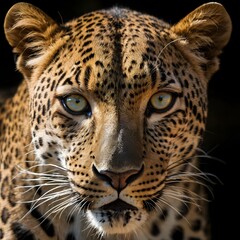 Obraz premium close up of leopard
