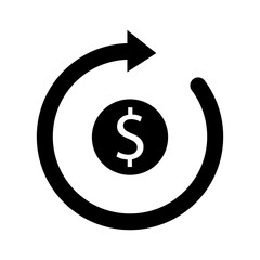 Return and Refund Icon vector design templates simple and modern concept isolated on white background