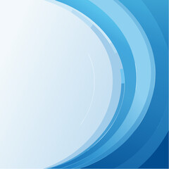 Light Blue Abstract Background with Geometric Shapes and Text Space