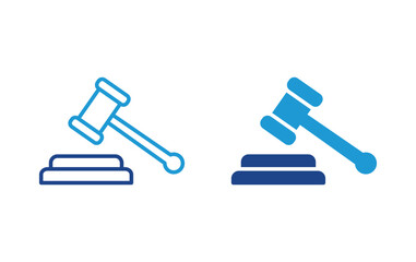 judge gavel icon, gavel icon vector	