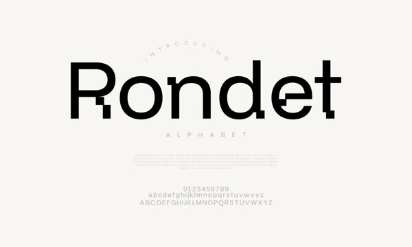 Contemporary rounded sans serif font with minimalistic style. Perfect for tech startups, branding, and UI design