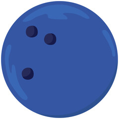 Fototapeta premium ボウリングボールのイラスト ベクター素材