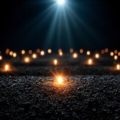 Serene Memorial Candles  Remembrance  Grief  Loss  Hope