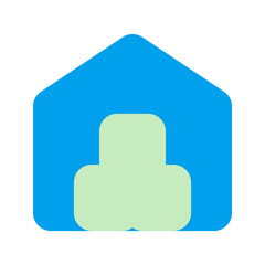 warehouse duo tone icon