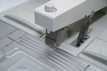 The operating state of paraffin embedding machine in the anatomical pathology laboratory  