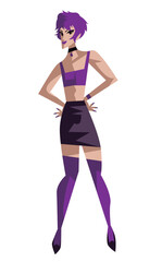 lgbt cute sensual fashion model