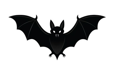 Obraz premium Halloween Bat Silhouettes Flying, PNG file for mock-up