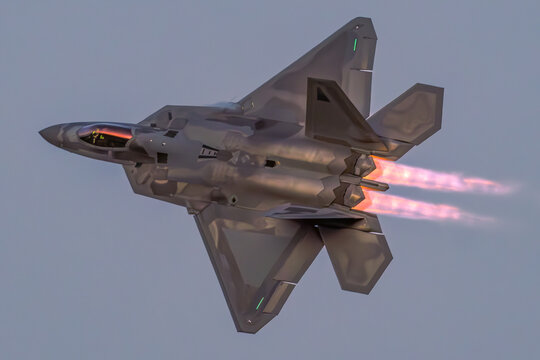 F22 Raptor In Flight