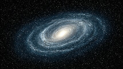 Fototapeta premium Spiral galaxy in deep space.