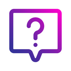faq gradient icon