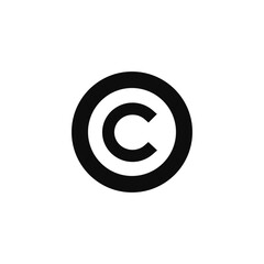 Copy Right Black Sign Symbol Vector