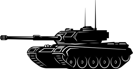 tank vector silhouette 
