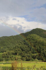 한국의 무지개, 여행가는 날 본 행운 