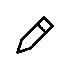 Pencil Outline Icon for Edit & Write
