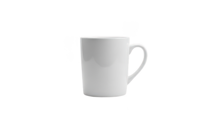 Empty white mug