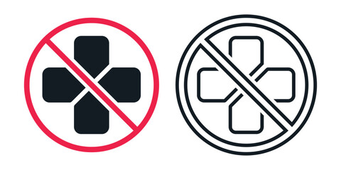 No gamepad icon symbol. Illustration vector © YoGinta