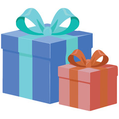 gift box icon for holiday celebration isolated vector illustration on white background