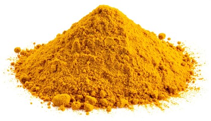 Turmeric Powder Pile with Spice, and Food.