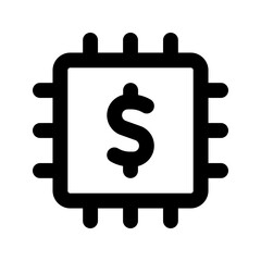 fintech line icon