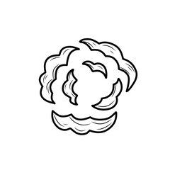 hand drawn comic explosion smoke cloud icon