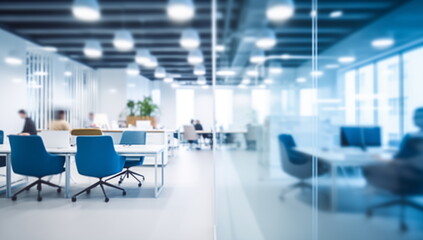 Cozy office space with a soft blur in the background, where sunlight filters through the window, creating a bokeh effect. Zoom meeting background or backdrop