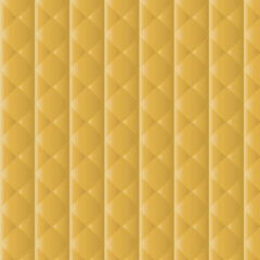 Fototapeta premium Seamless Geometric Gold Pattern with 3D Diamond Texture