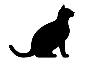 Adorable Standing Cat Silhouette for Kids Crafts and Feline Decor Ideas