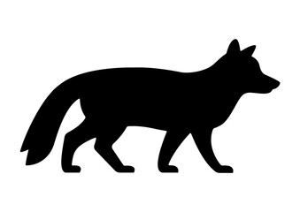 Graceful Fox Silhouette for Nature Inspired Crafts and Woodland Decor