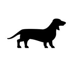 Charming Dachshund Silhouette for Pet Lover Crafts and Home Wall Decor
