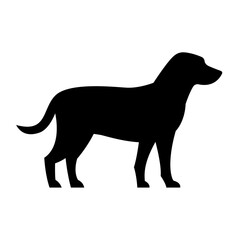 Loyal Dog Silhouette for Pet Lovers and Home Interior Designs