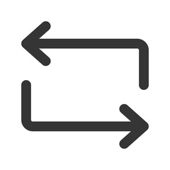 exchange outline fill icon
