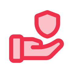 insurance outline fill icon