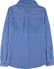 blue shirt isolated on white