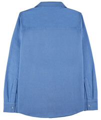 blue shirt isolated on white