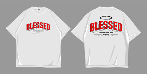 Design T shirt street wear mockup front and back  © aar