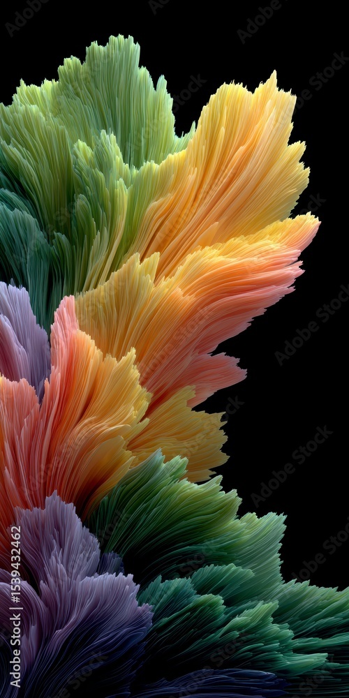 Aufkleber abstract colorful foils dynamic neon texture background
